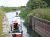 010702-055 Earnest (just) in Cobblers Lock on Kyme Eau.jpg (71861 bytes)